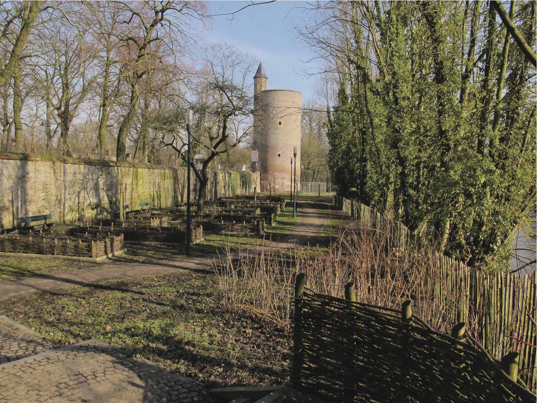 Bruges : jardin écologique