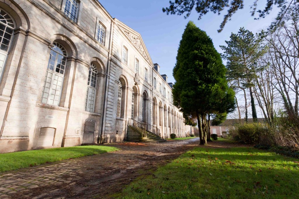 Abbaye de Saint-Riquier - le jardin. DR