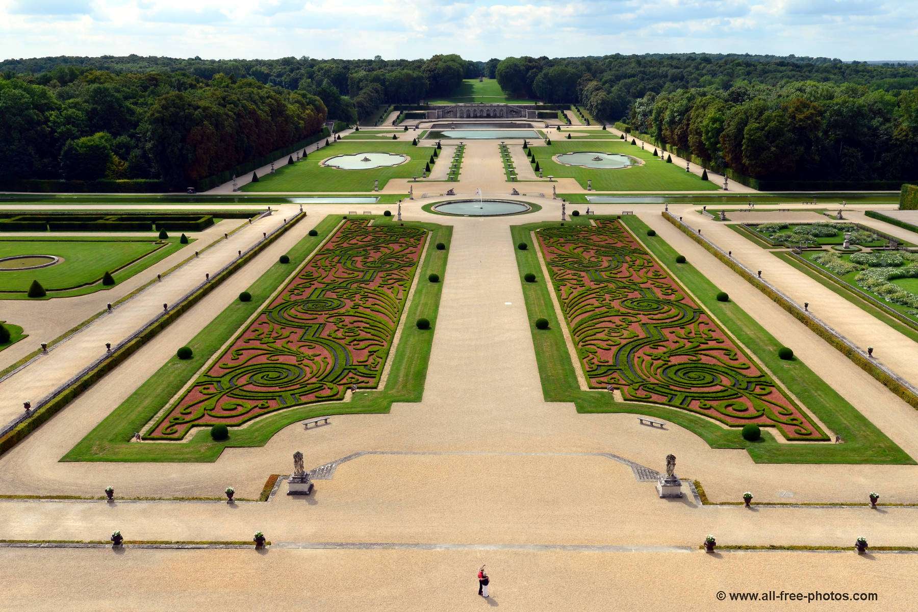 Jardins à la française - Château de Vaux-le-Vicomte DR
