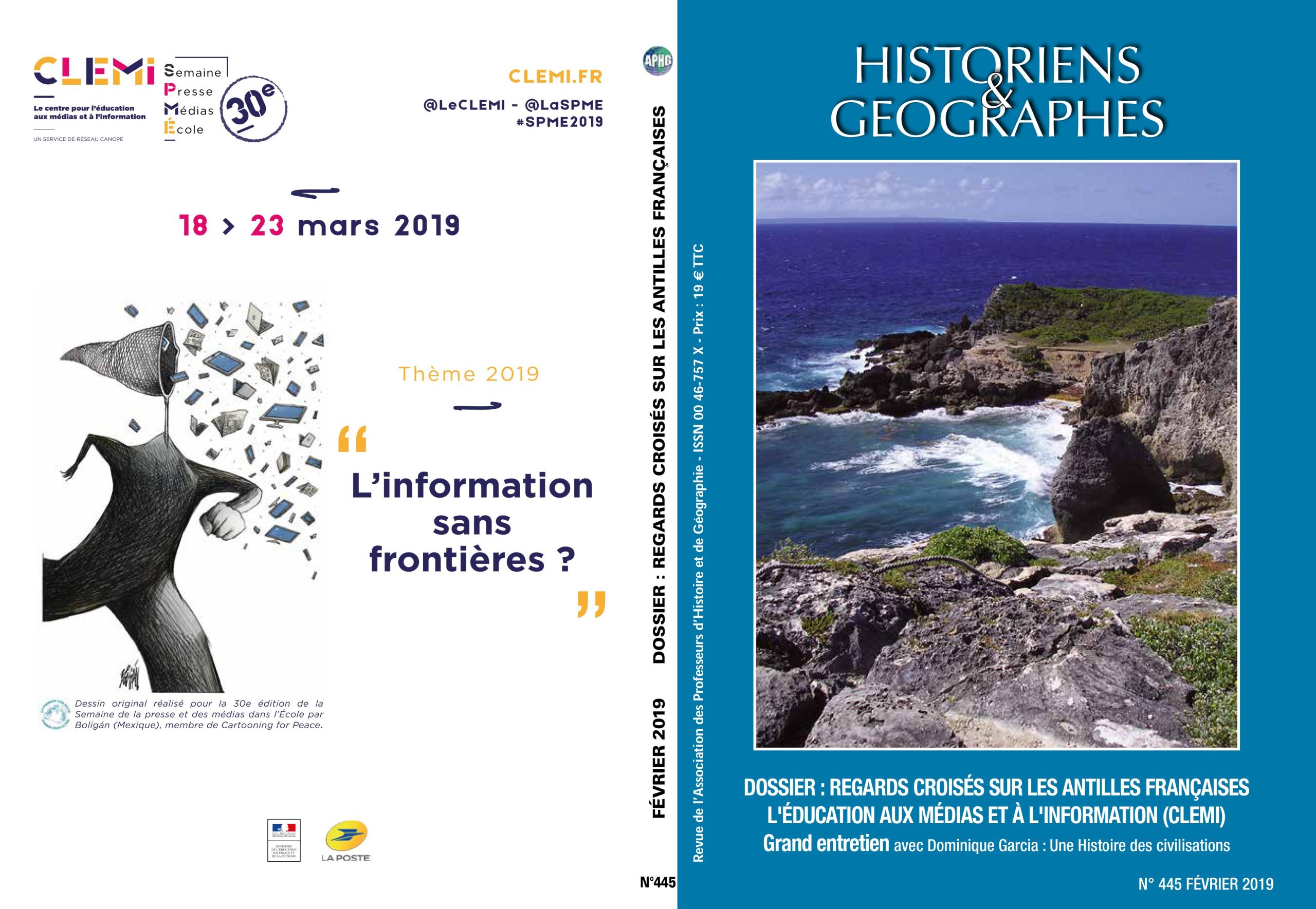 1ère et 4ème pages de couverture - n° 445. DR.