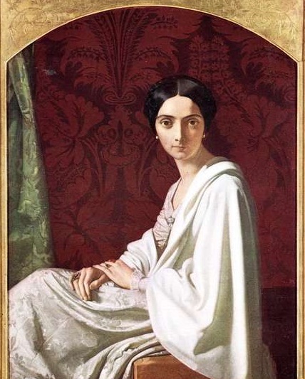 Portrait de Cristina di Belgioso par Henri Lehmann, 1843. DR.