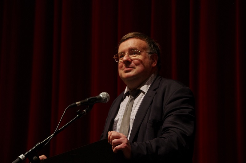 Philippe Nivet lors des Agoras de l'APHG en 2016, à Amiens. Droits réservés.