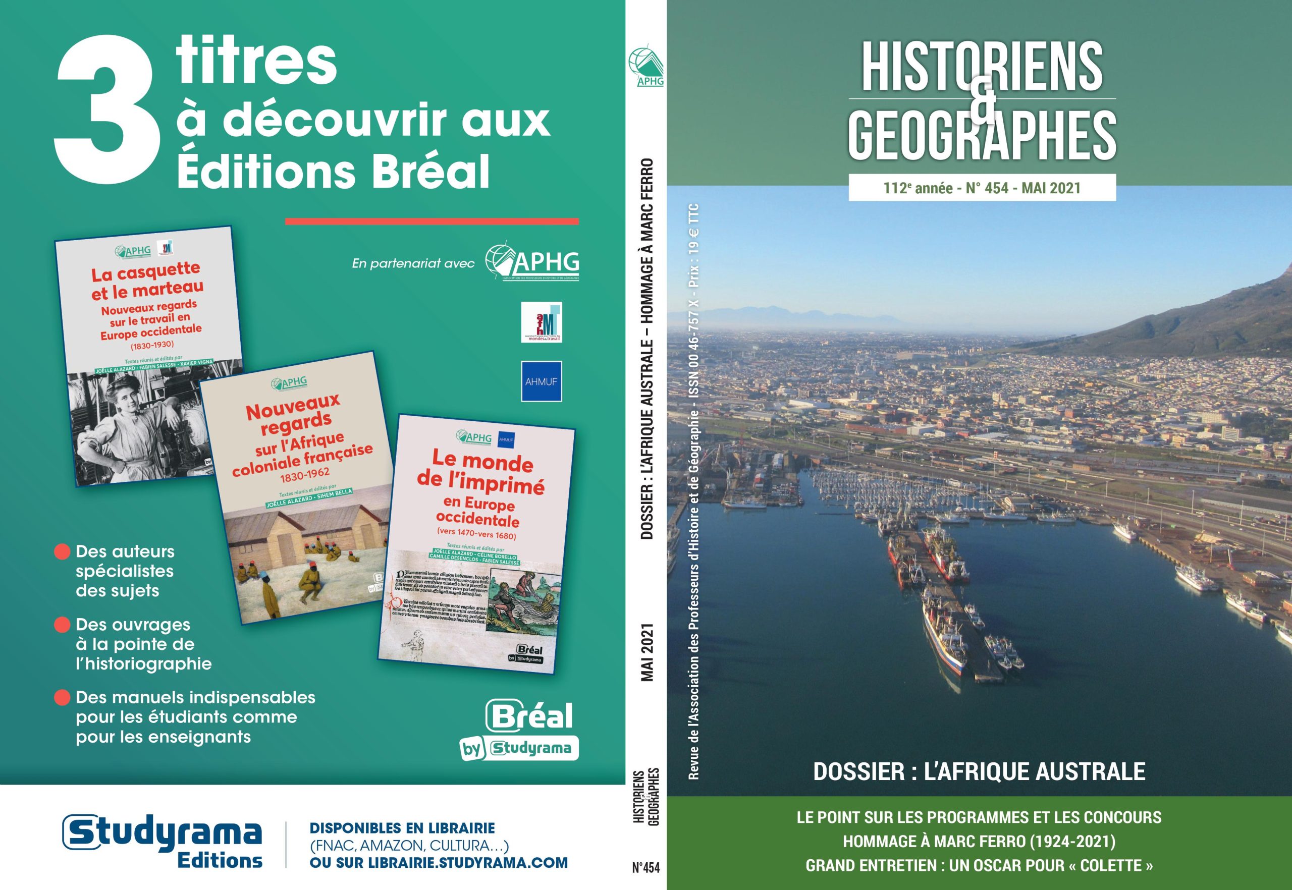 Première et quatrième pages de couverture HG 454.