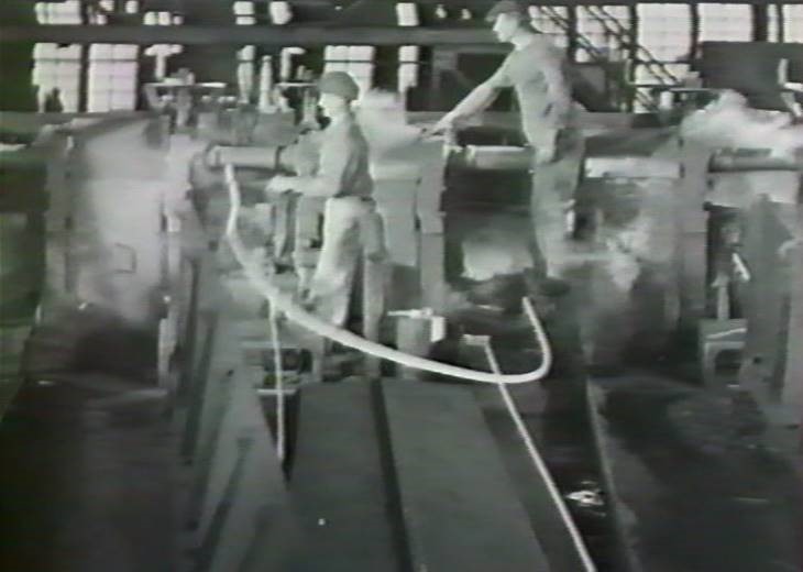 Train de laminoirs à fil. Le Creusot – 1917-1930