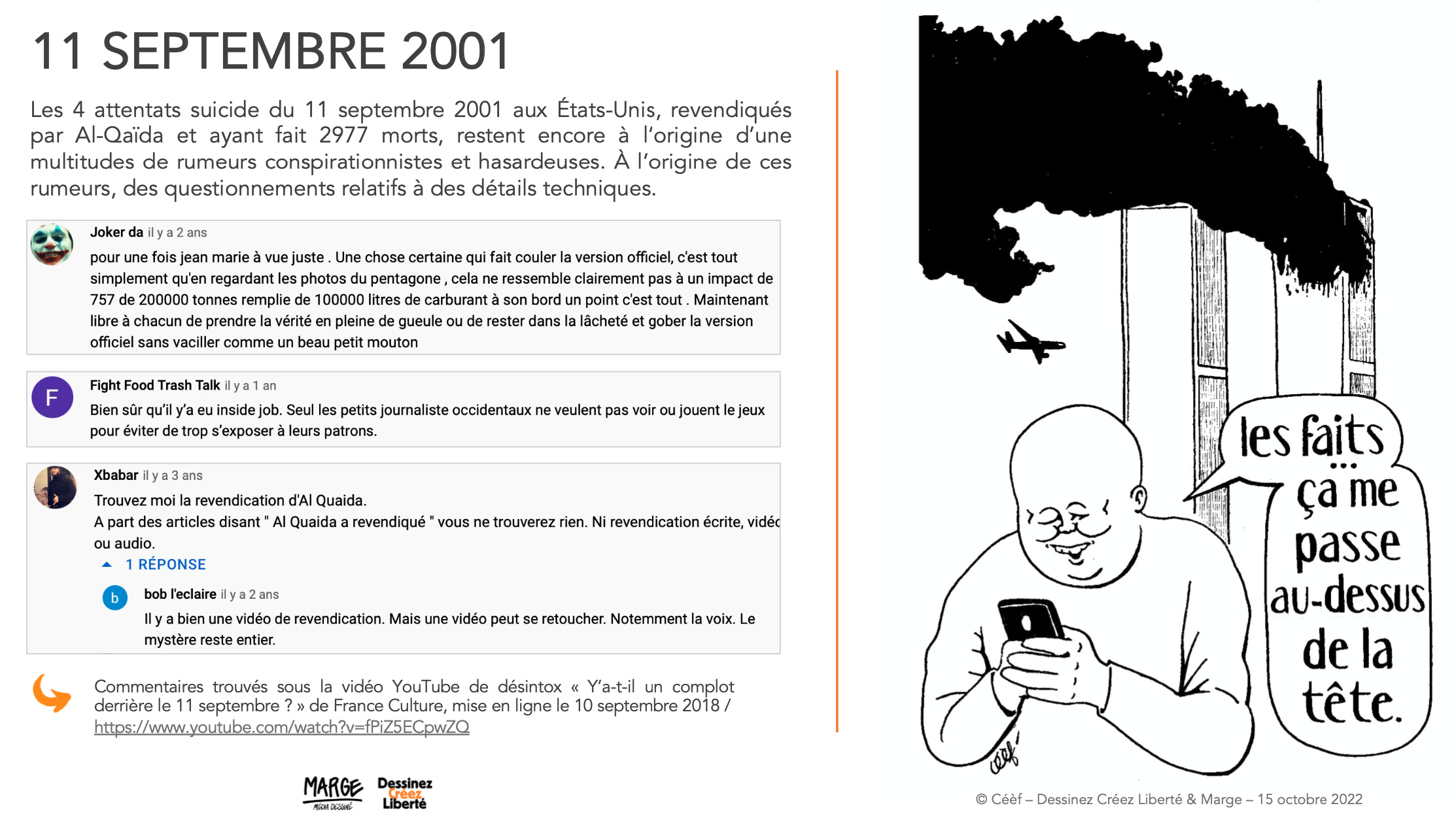 Le 11 septembre 2001