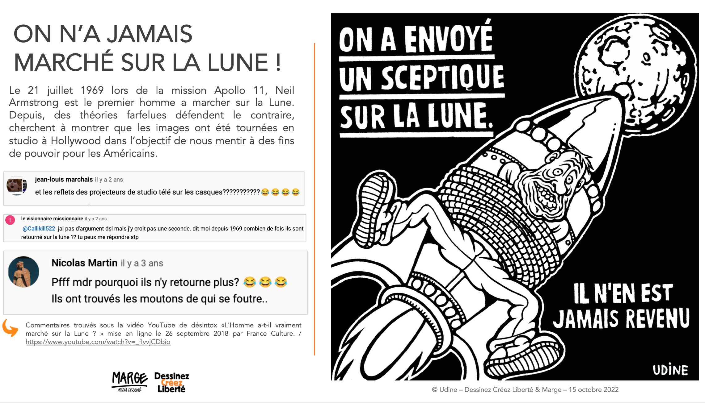 On n'a jamais marché sur la lune !