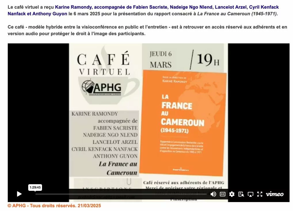 Café Virtuel Cameroun