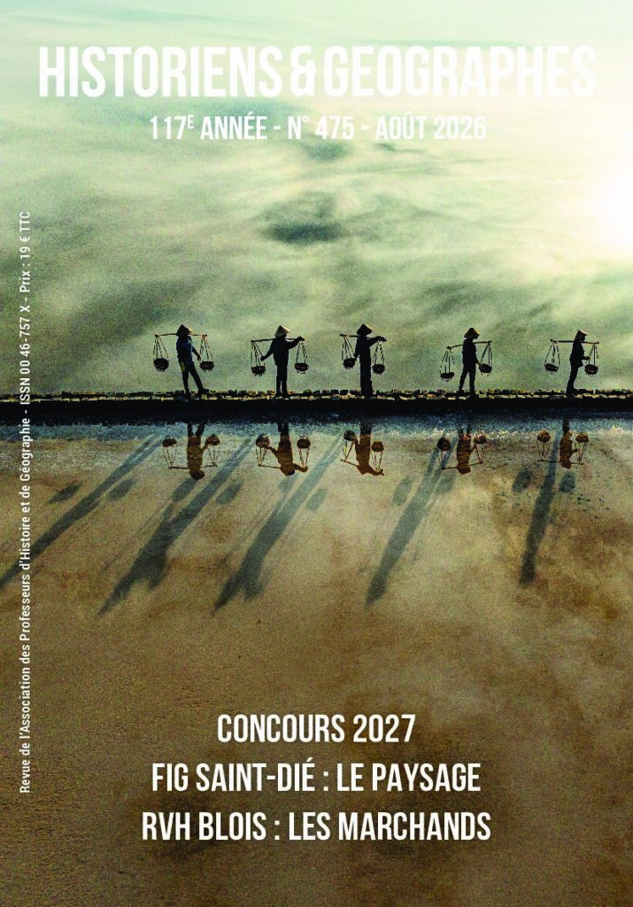 Couverture d’Historiens & Géographes n°475